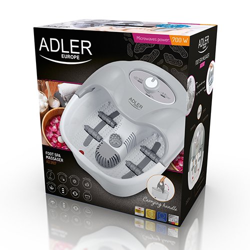 EAN 5902934830294 - Adler AD 2167 masajeador Piernas Gris, Blanco imagen 15