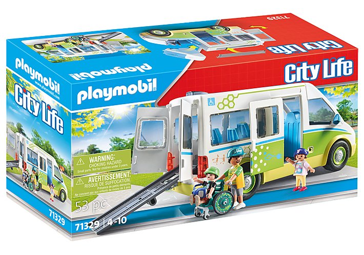 Playmobil 71329 City Life Schulbus, Juguete De Construcción 71329