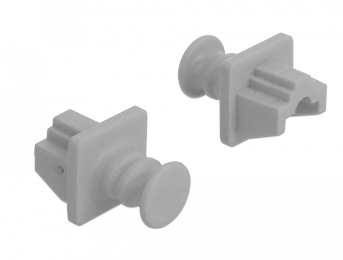 Delock 86508 Cubierta Antipolvo Para Rj45 Hembra, 10 Unidades Gris