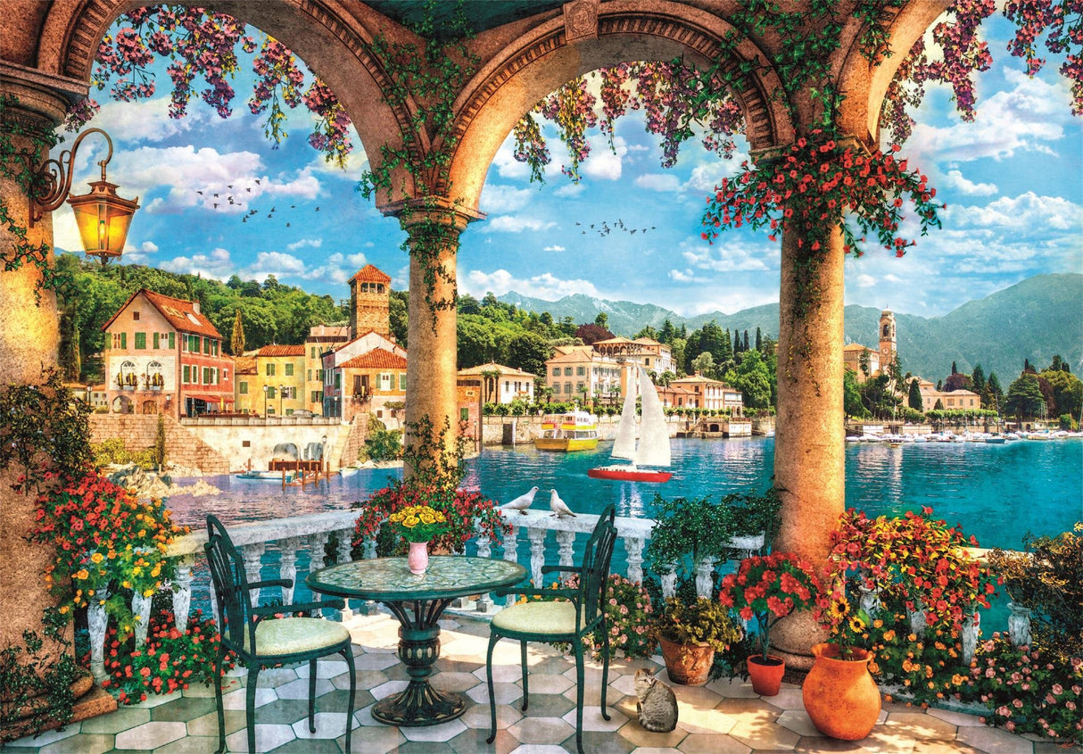 EAN 8005125399307 - Clementoni 1000 pcs. CB HQC Balcony view of Lake Como imagen 2