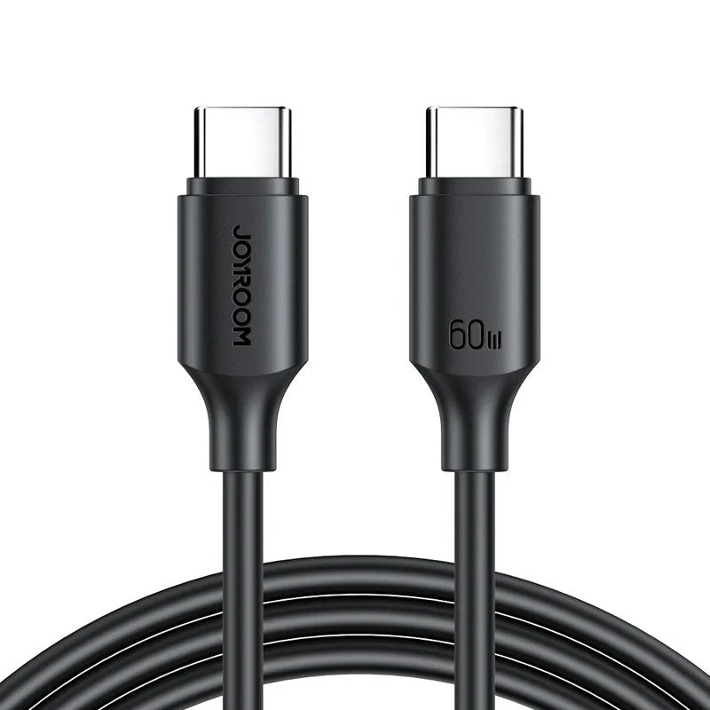 Joyroom Type-C - Type-C Cable 60w, 480mb/S, 1m, Black (S-Cc60a9)