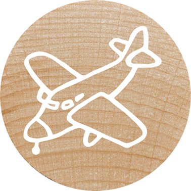 Colop Woodies Mempel-Set "Mix" Retail