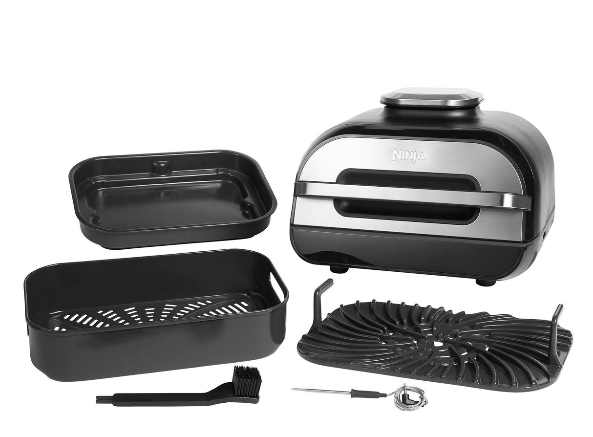 EAN 0622356273435 - Ninja AG551DE freidora Sencillo 5,7 L Independiente 2460 W Freidora de aire caliente Negro, Gris imagen 4