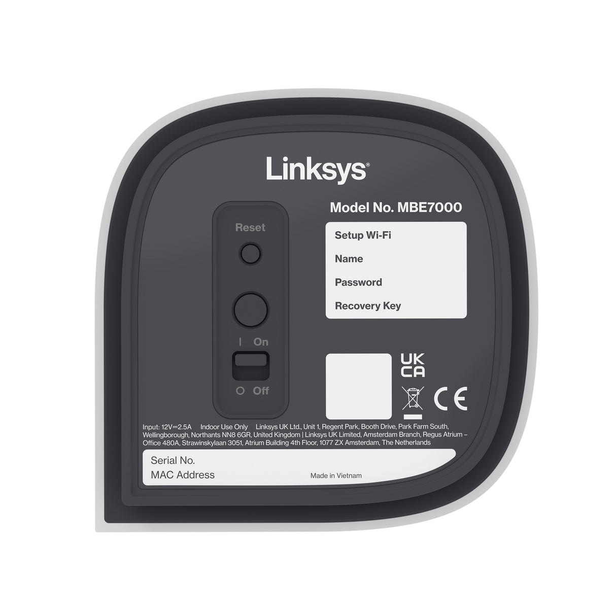 System Mesh Linksys Mbe7003-Ke Tri-Band Mesh Wifi 7, 3-Pack