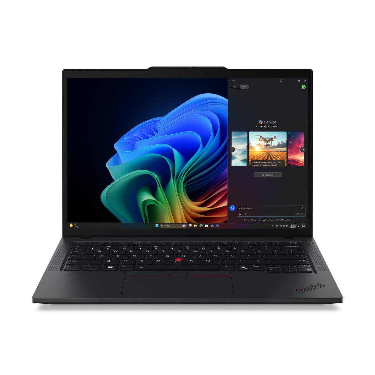 Lenovo Thinkpad T14 Gen 6 (Amd) Copilot+ Pc Amd Ryzen Ai 7 350 14" Wuxga 32gb 1tb Ssd Windows 11 Pro Español Negro