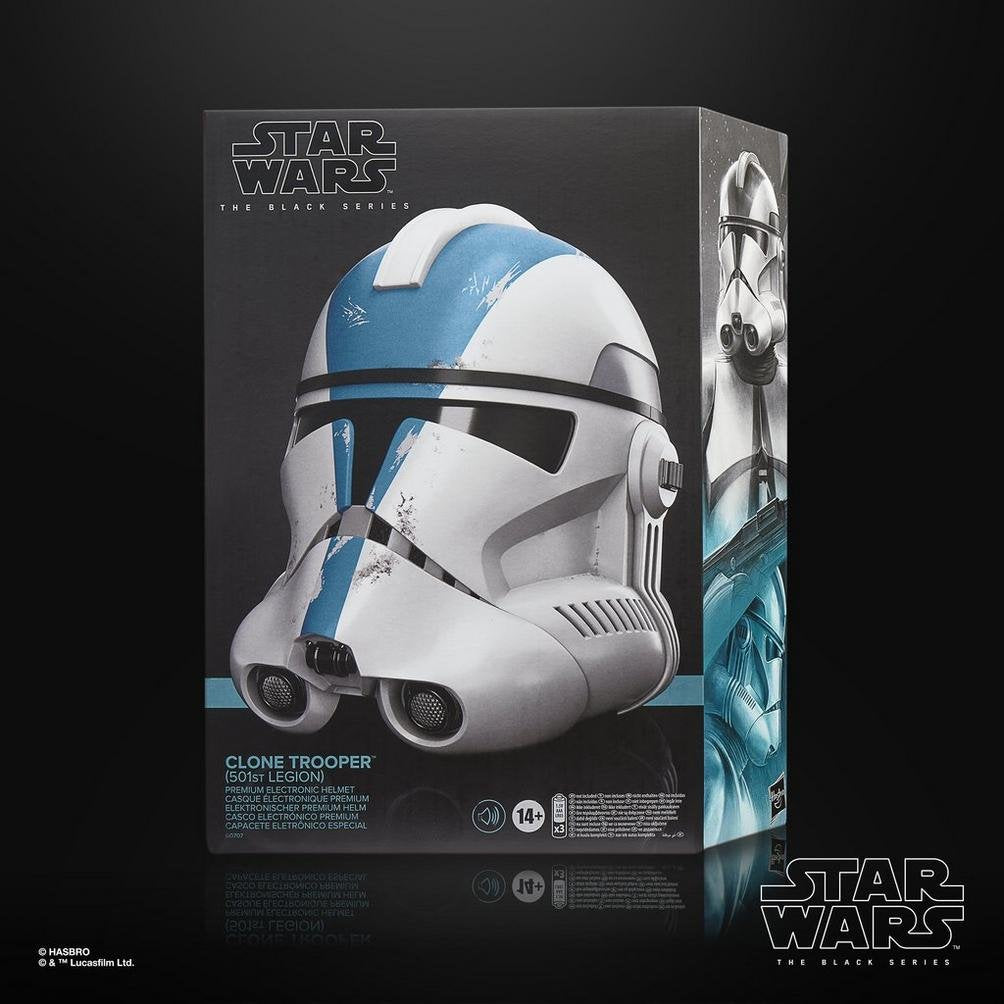 EAN 5010996282224 - Star Wars The Black Series Clone Trooper (501st Legion) Electronic Helmet imagen 9