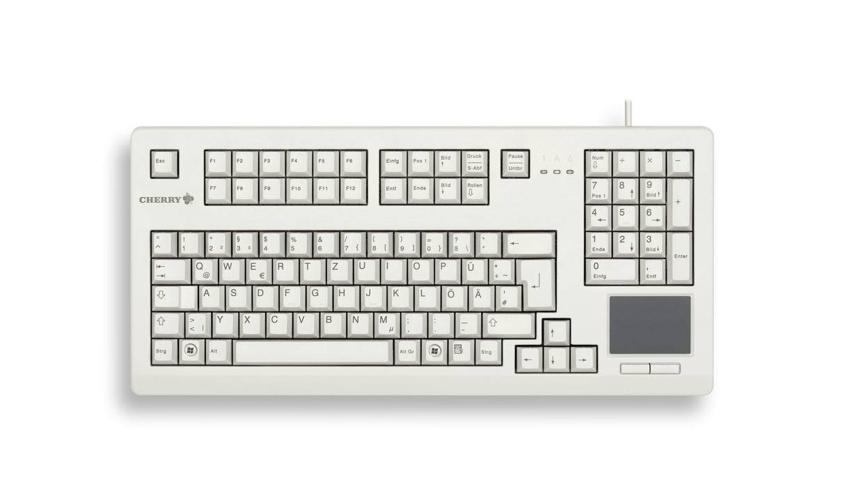 EAN 4025112050756 - CHERRY TouchBoard G80-11900 teclado Industrial USB QWERTY Inglés Gris imagen 1