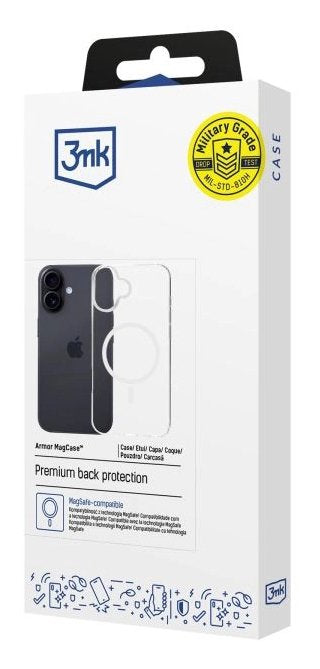 EAN 5903108664752 - 3MK 5903108664752 funda para teléfono móvil 16 cm (6.3") Transparente imagen 7