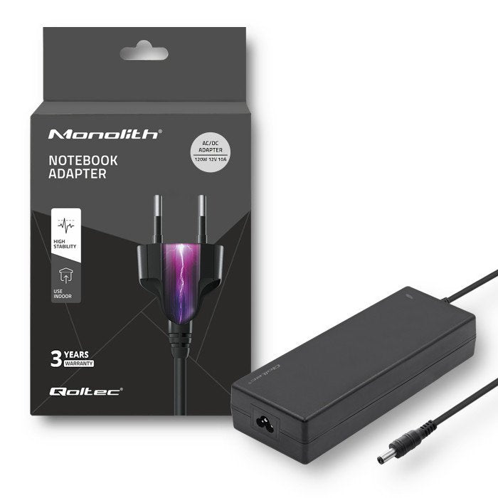 EAN 5901878507989 - Qoltec 50798 adaptador e inversor de corriente Interior 120 W Negro imagen 1