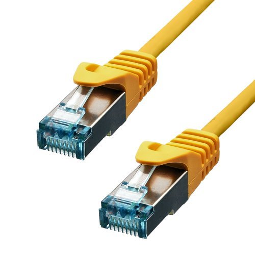 Proxtend S/Ftp Cat6a Lszh Awg 26 Cu Yellow 0.5m