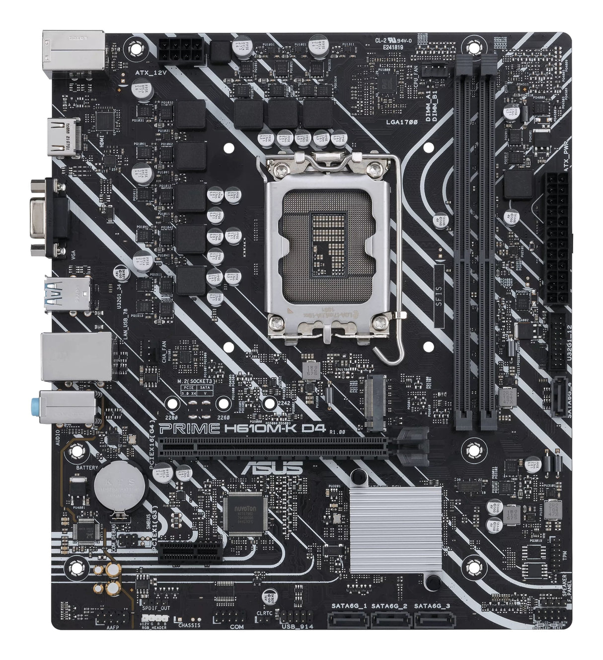 EAN 4711081565499 - ASUS PRIME H610M-K D4 Intel H610 LGA 1700 micro ATX imagen 2