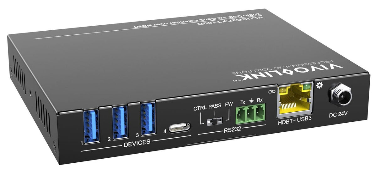 100m Usb 3.2 Gen1 Extender Over Hdbt Receiver