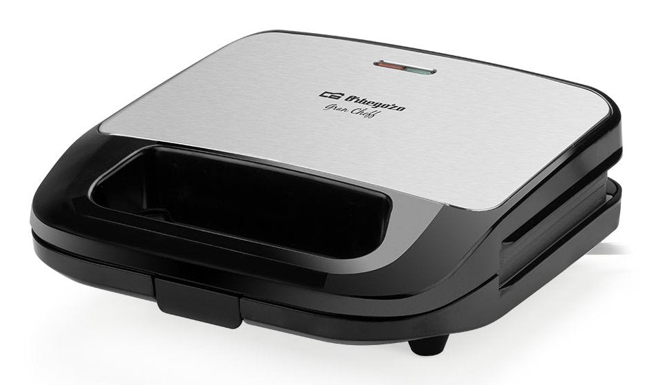 EAN 8435568406810 - Orbegozo SW 7560 sandwichera 750 W Negro, Plata imagen 1