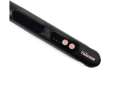Plancha Para El Pelo Tristar Hd-2501 Negro Y Rosa