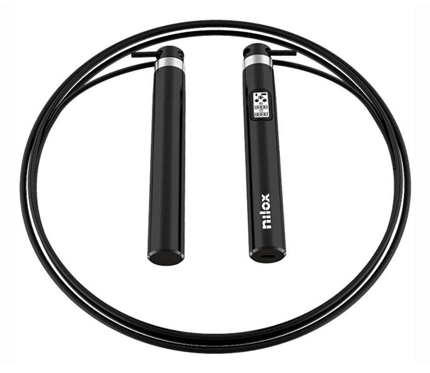 EAN 8054320845805 - Nilox NXSMARTROPE cuerda para saltar Negro Bluetooth imagen 1