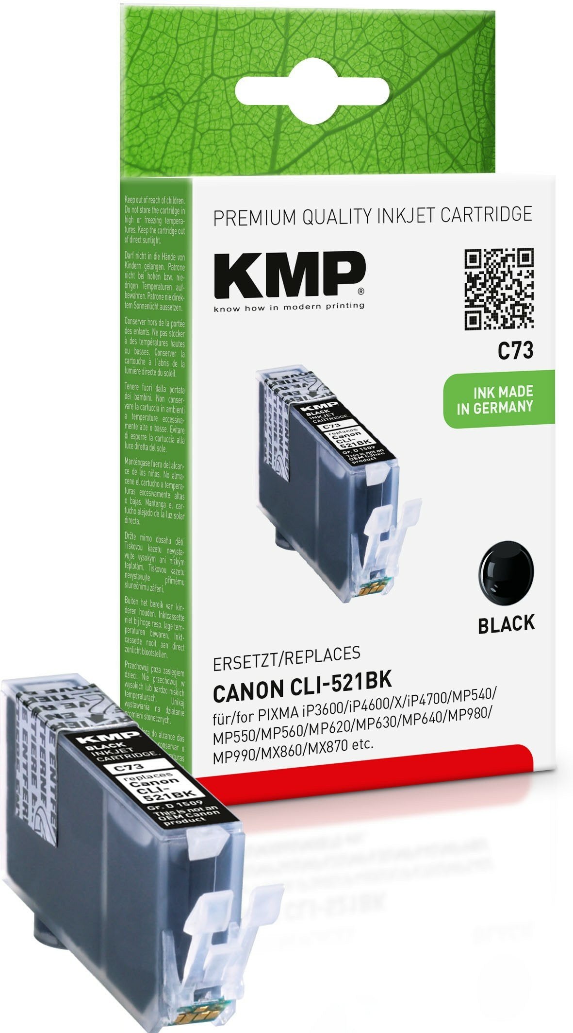 Kmp C73 Negro 1 Pieza(S)