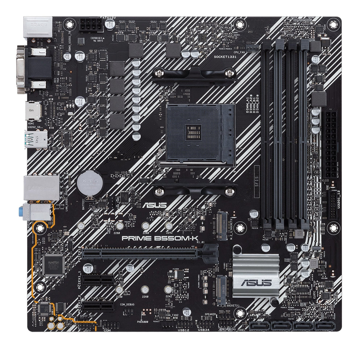 Placa Base Asus Am4 Prime B550m-K M-Atx/4xddr4/4xsata6/2xusb 3.2+4xusb 2.0 90mb14v0-M0eay0