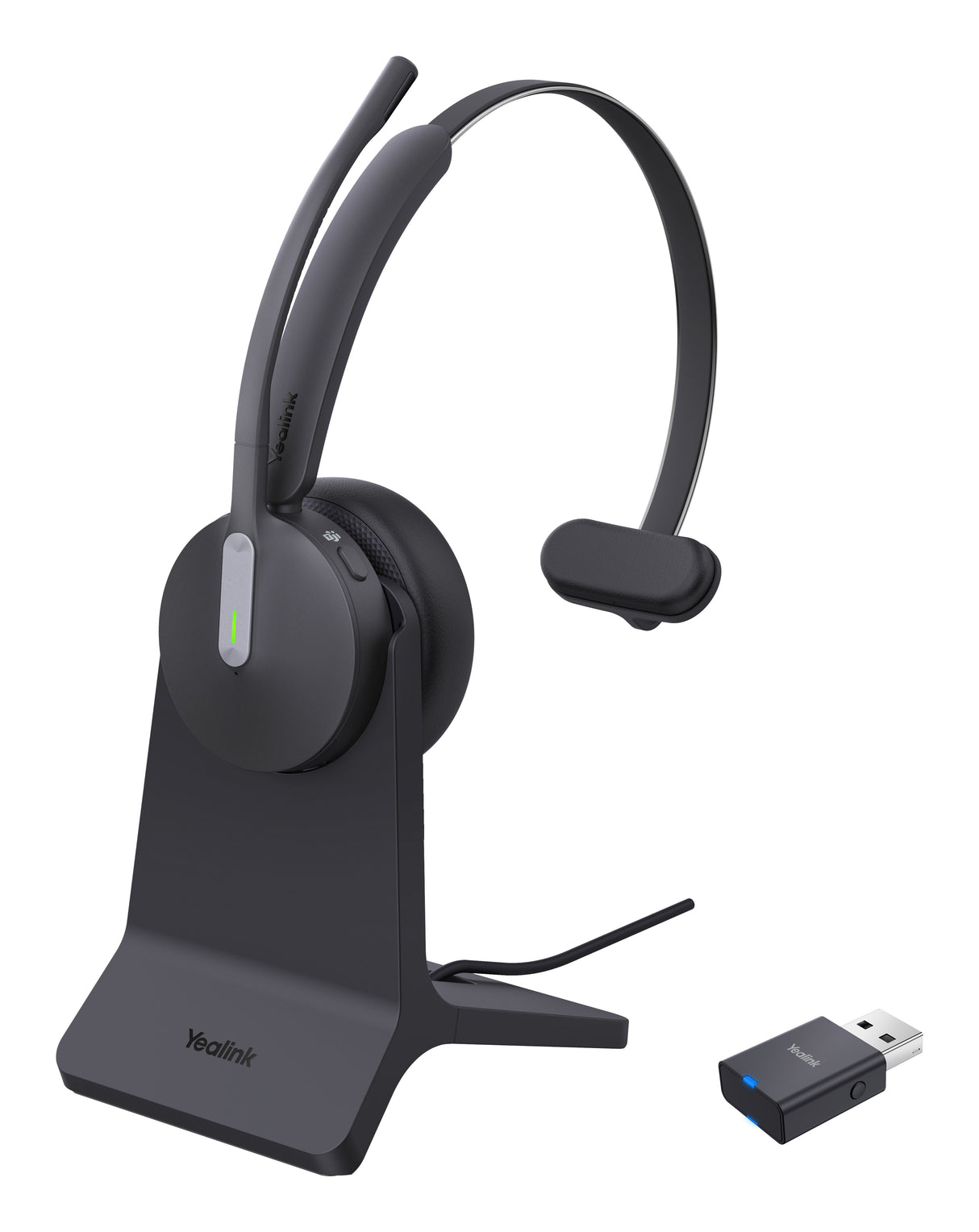 EAN 0841885124555 - Yealink WH64 Hybird Mono with Charging Stand Teams Auriculares Inalámbrico Diadema Oficina/Centro de llam imagen 1
