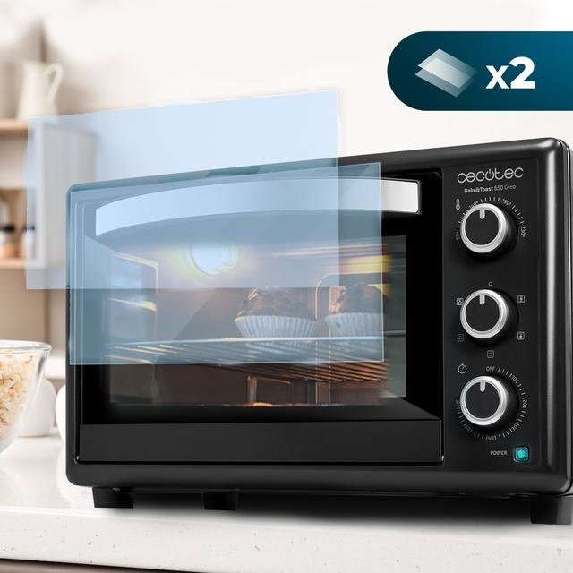EAN 8435484038195 - Cecotec Bake&Toast 3090 Black Gyro 30 L 1500 W Negro Parrilla imagen 6