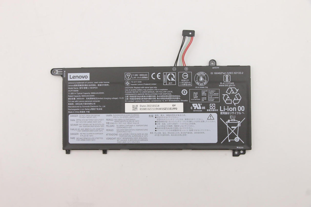 EAN 5704174823940 - Lenovo 5B10Z21197 refacción para laptop Batería imagen 1