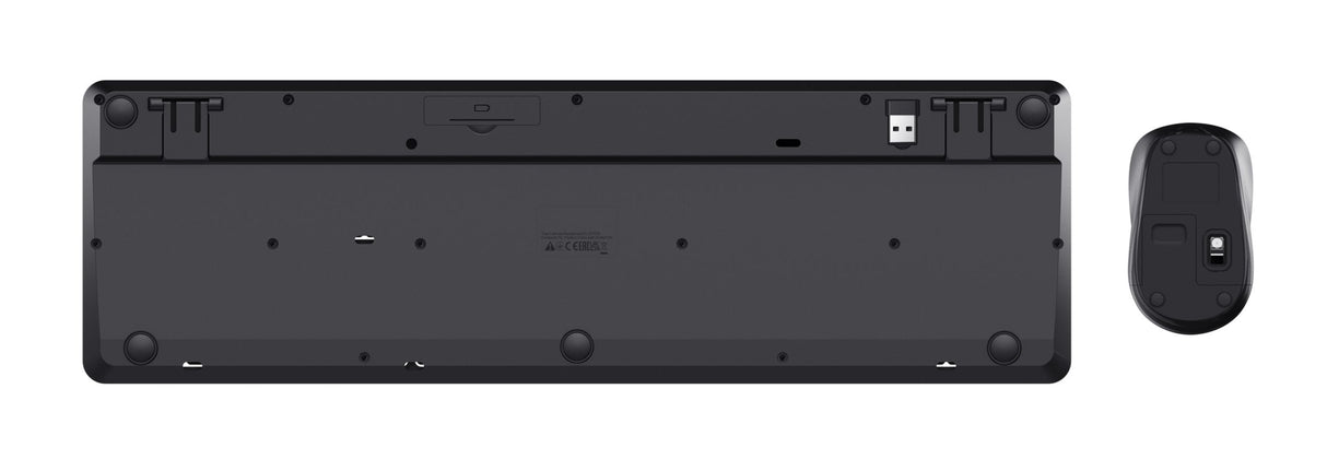 Teclado Trust Ody Ii De Membrana Inalámbrico Con Ratón Incluido Y Perfil Bajo