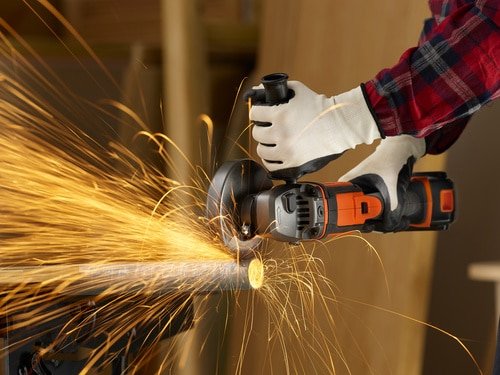 Black+Decker Amoladora Angular Inalámbrica Bcg720n, 18 Voltios Bcg720n-Xj
