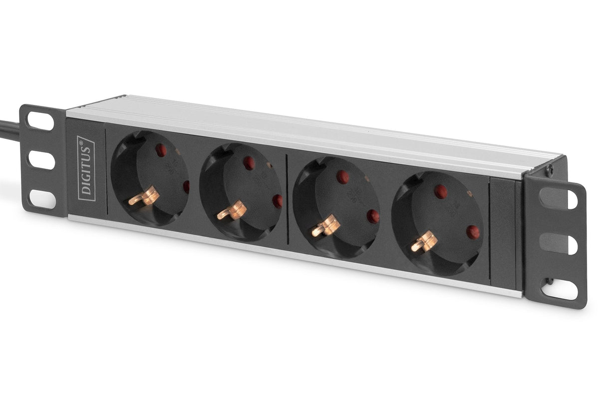 EAN 4016032474777 - Digitus DN-95418 unidad de distribución de energía (PDU) 4 salidas AC 0U/1U Negro imagen 1