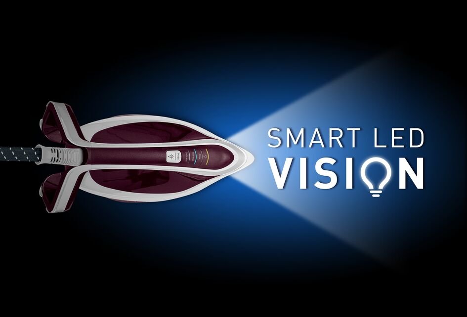 Estación Plancha Tefal Pro Express Vision Gv9810e0 Al Vapor 3000 W 1,1 L Durilium Airglide Autoclean Soleplate Rojo, Blanco, Estación De Planchado A Vapor Berenjena/Blanco, 3000 W, 680 G/Min, Durilium Airglide Autoclean Soleplate, 8,3 Bar