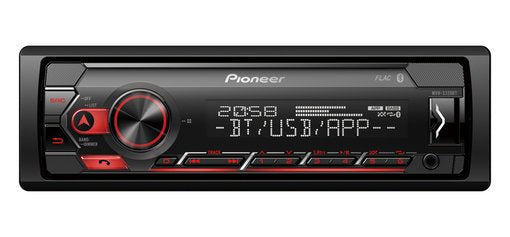 Pioneer Mvh-S320bt 1din Autoradio Con Rds, Halbe Einbautiefe,