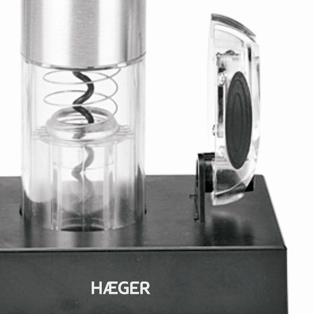 EAN 5608475005657 - Haeger LUCCA pack Abridor de vino eléctrico Metálico imagen 2