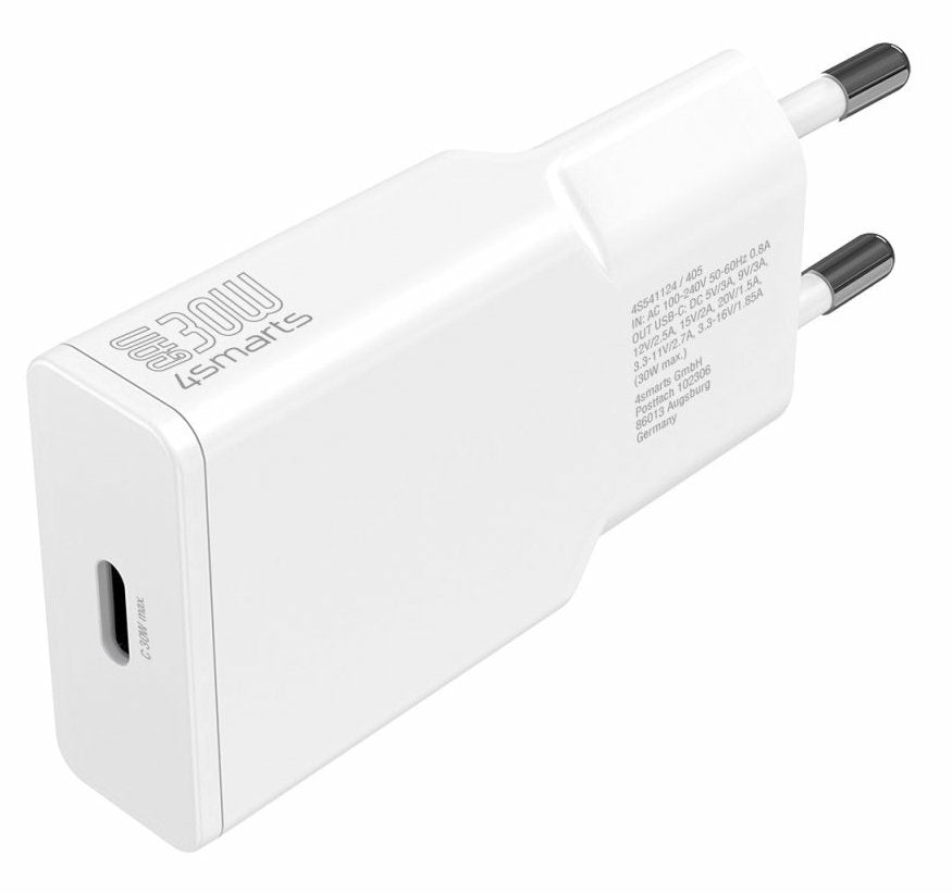 EAN 4252011909025 - 4smarts 541124 cargador de dispositivo móvil Smartphone Blanco Corriente alterna Carga rápida Interior imagen 2
