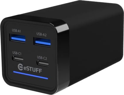 Estuff Es635200 Cargador De Dispositivo Móvil Portátil, Smartphone, Tableta, Universal Negro Corriente Alterna Interior