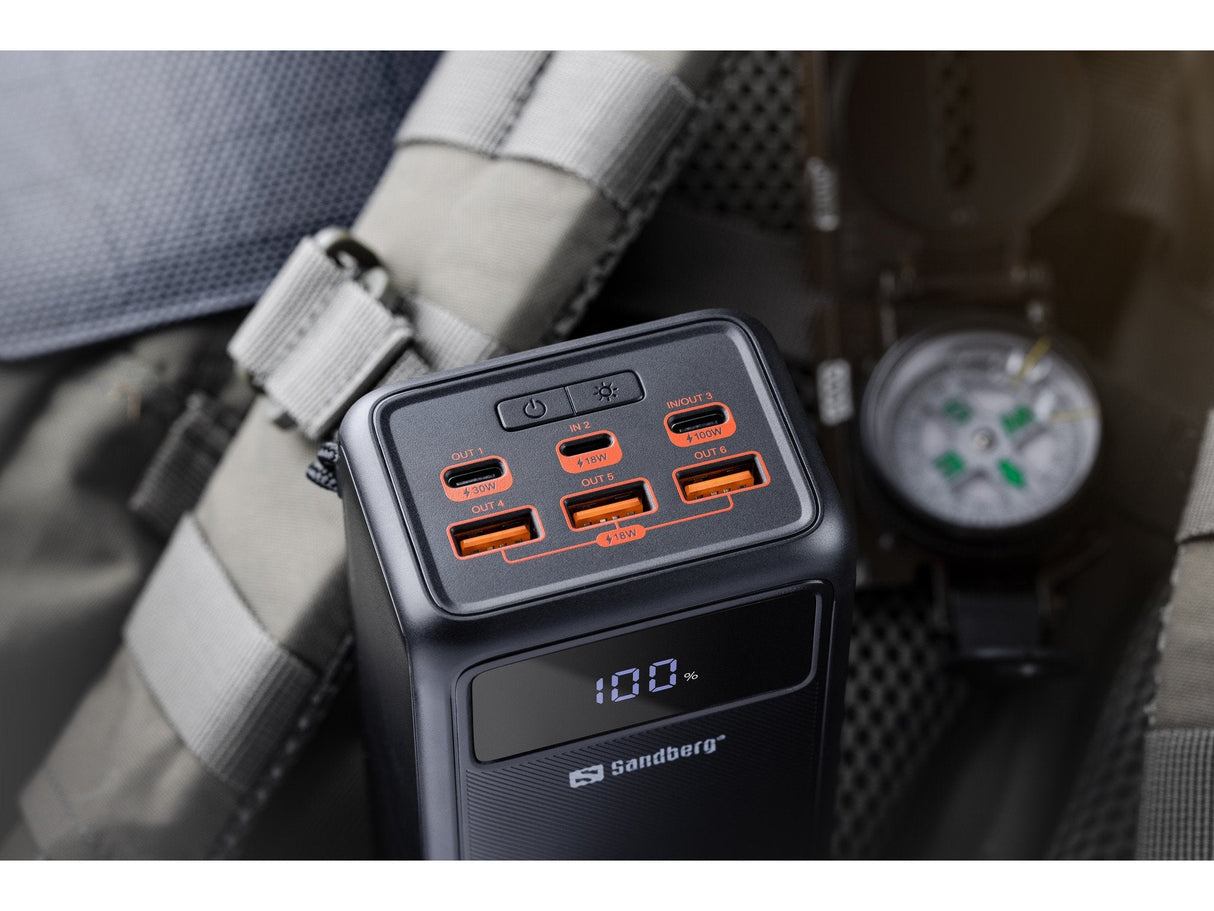 Sandberg 420-75 Powerbank Usb-C 50000 Mah 130w Negro