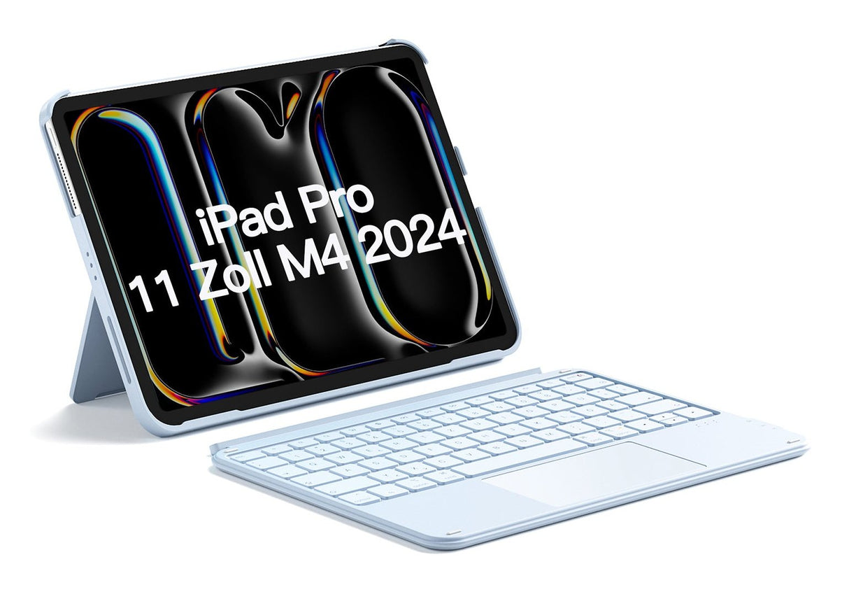 EAN 6976521111607 - Inateck KB04122 QWERTZ Bluetooth Azul imagen 1