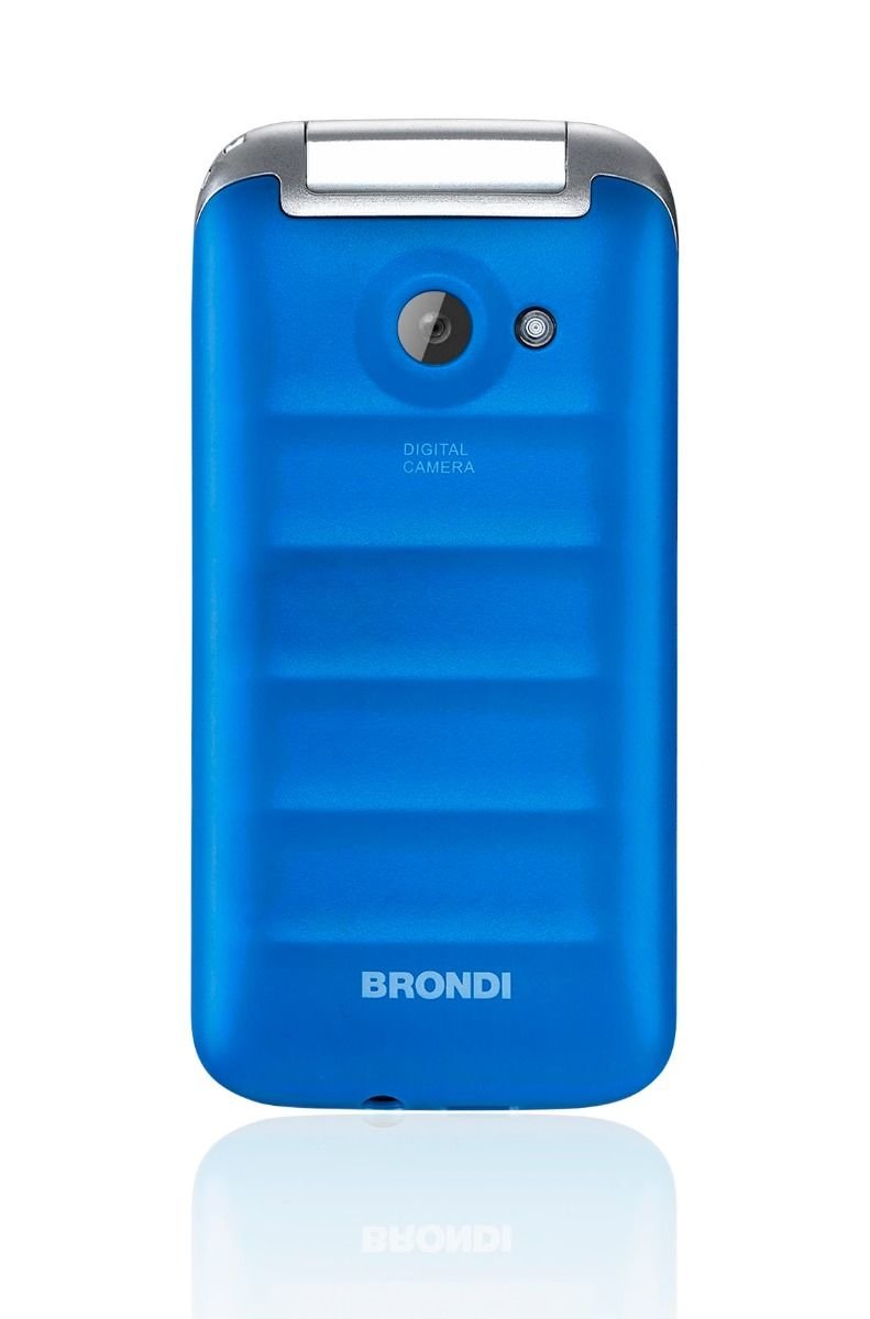 EAN 8015908738520 - Brondi Fox 4,5 cm (1.77") 74 g Azul, Plata Característica del teléfono imagen 4
