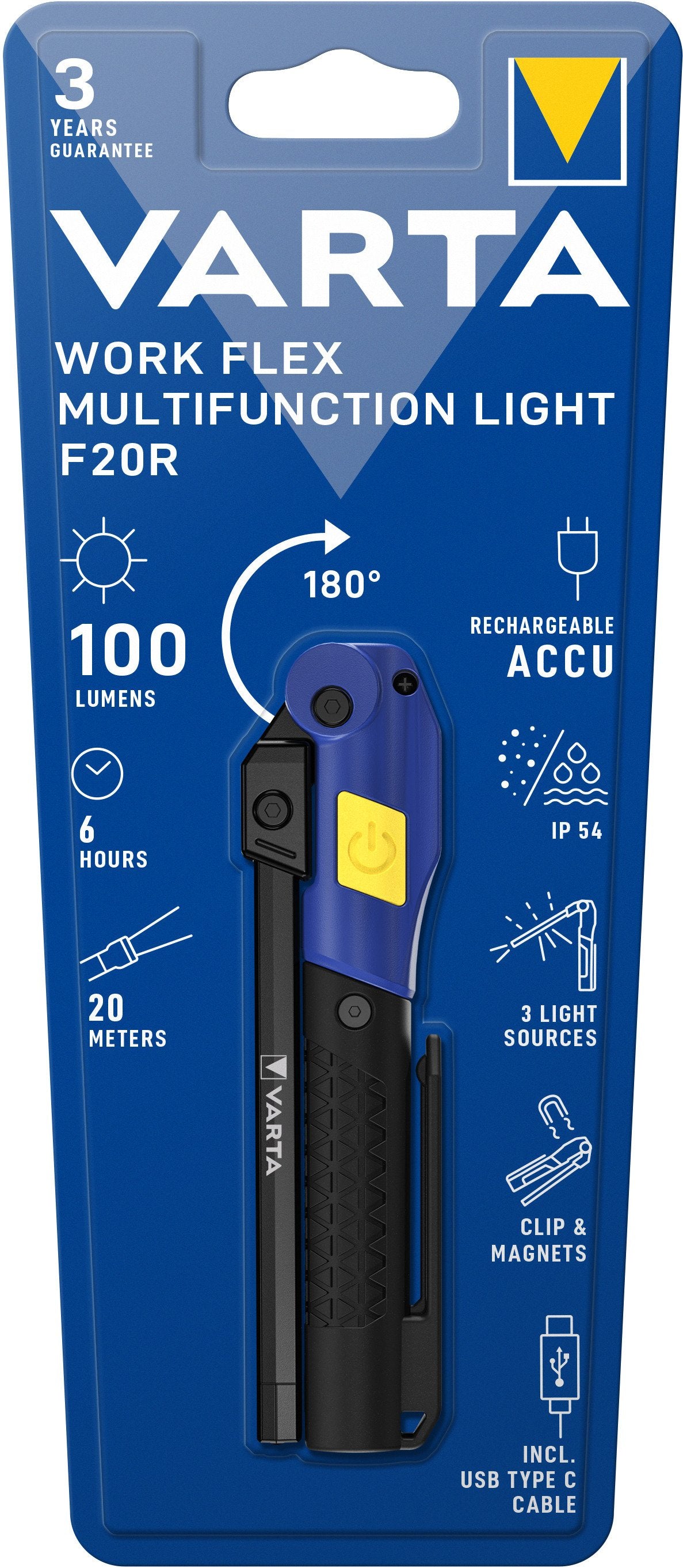EAN 4008496057269 - Varta Work Flex Negro LED imagen 3
