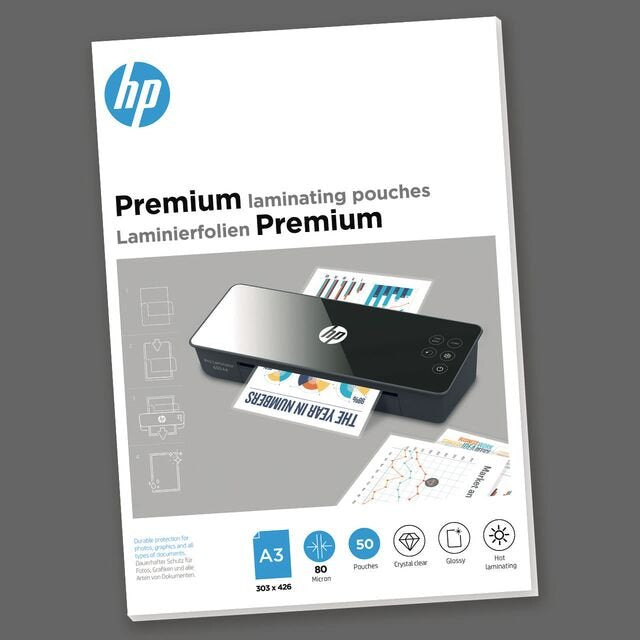 Hp Premium Película De Laminación A3 50 Pieza(S)