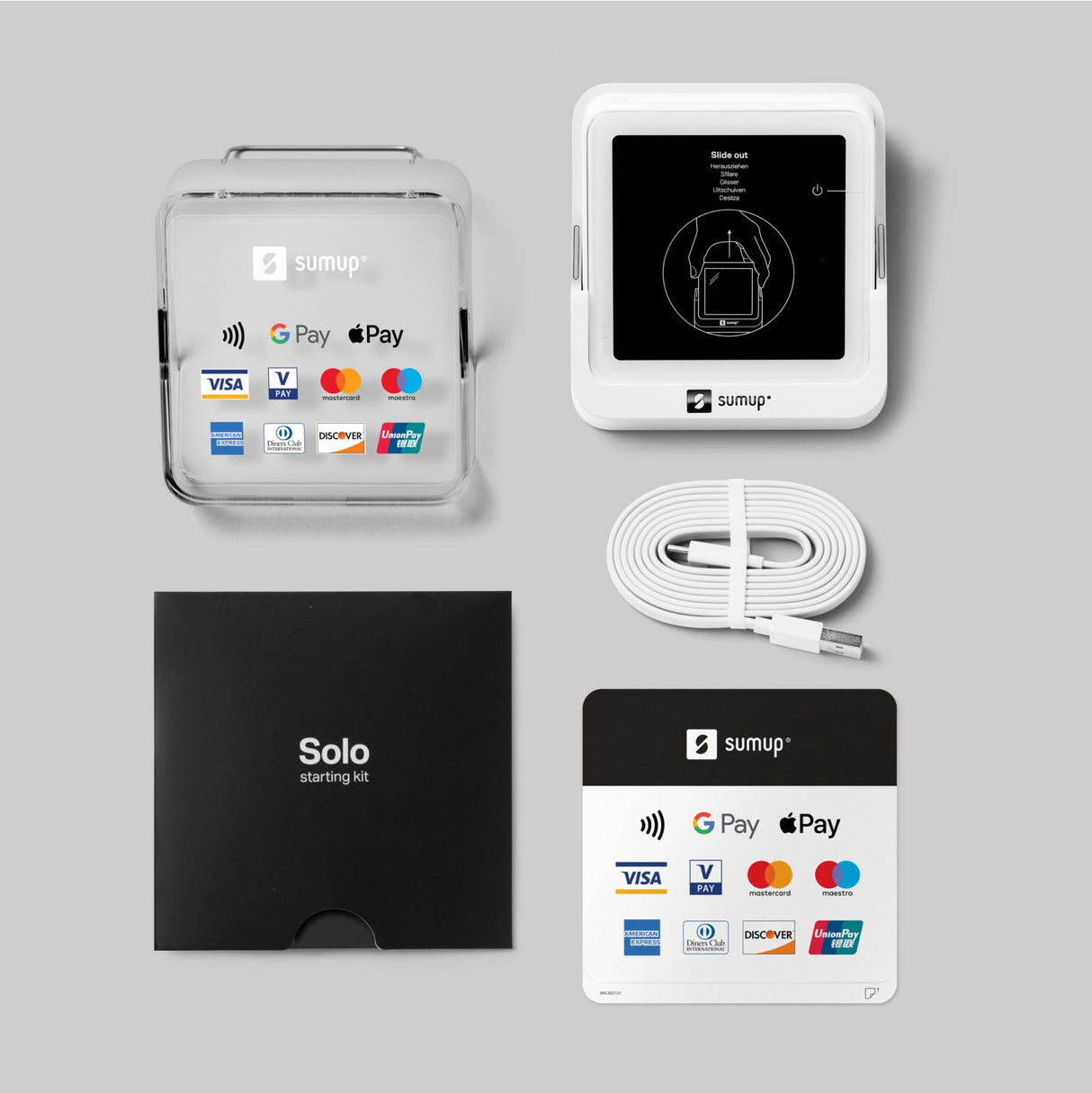 EAN 4260325422628 - SumUp Solo lector de tarjeta inteligente Wi-Fi + 4G Blanco imagen 8