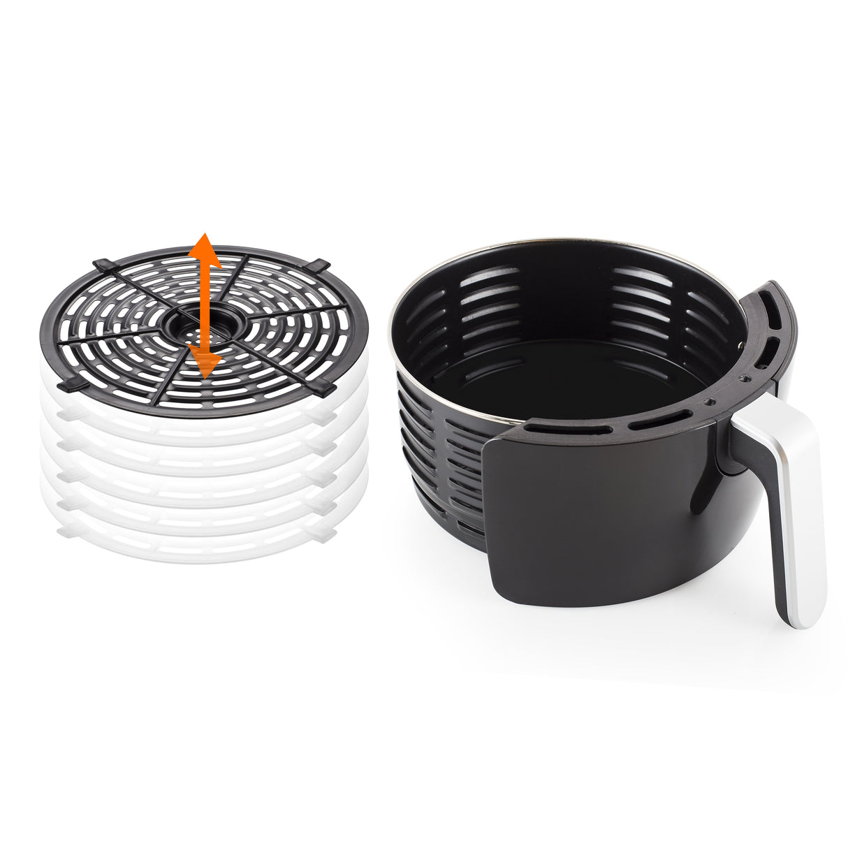 EAN 8713016048271 - Tristar FR-6989 freidora Sencillo 3,5 L Independiente 1500 W Negro, Plata imagen 5