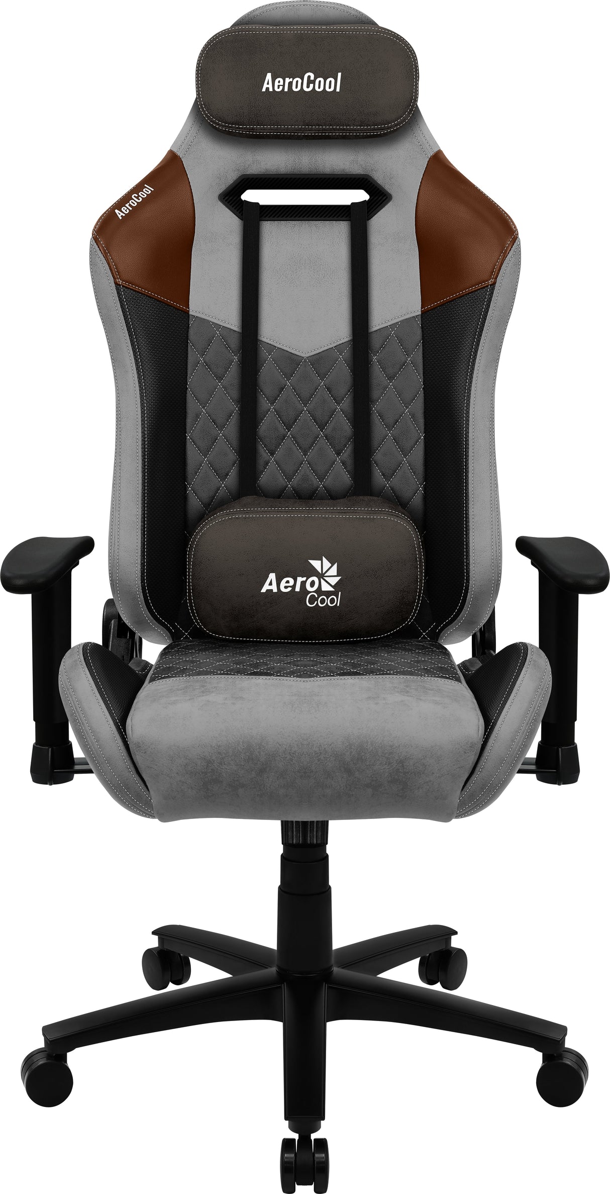 EAN 4710562751154 - Aerocool DUKE AeroSuede Silla para videojuegos universal Negro, Marrón, Gris imagen 1