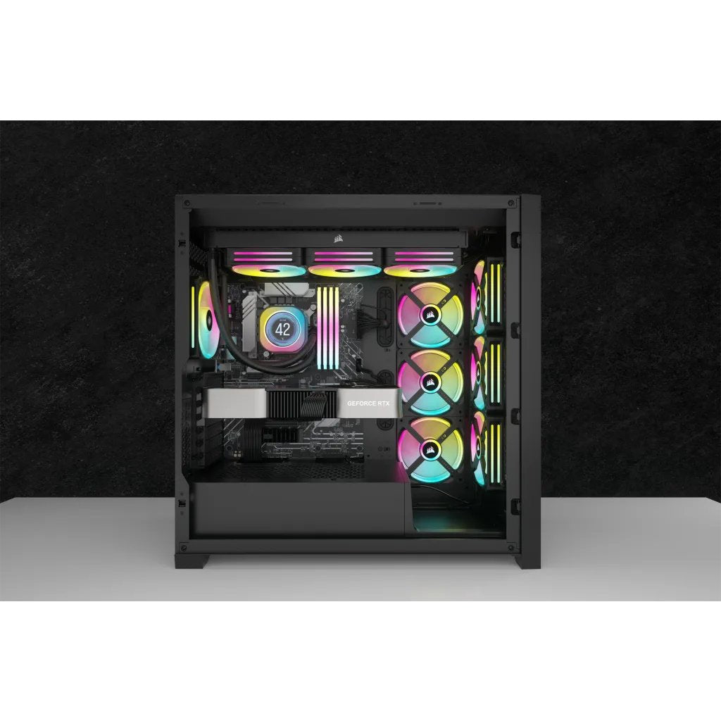 EAN 840006665908 - Corsair iCUE LINK H150i LCD Procesador Refrigerador de aire 12 cm Negro 3 pieza(s) imagen 4