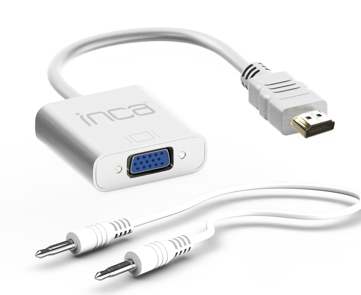 Adaptador Hdmi A Vga A Con Cable De Audio Incluido