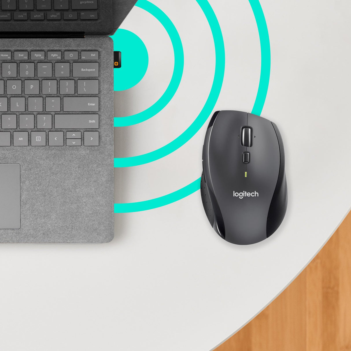EAN 5099206093065 - Logitech Customizable Mouse M705 ratón Oficina mano derecha RF inalámbrico Óptico 1000 DPI imagen 7