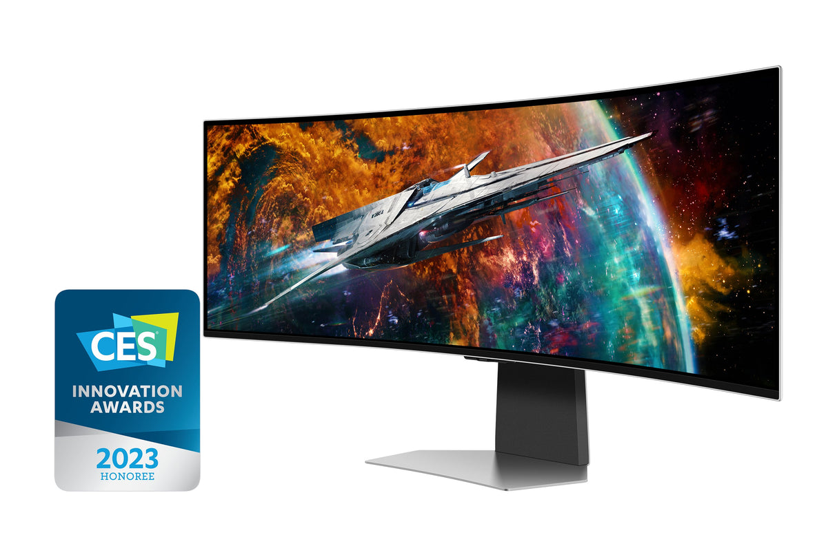 EAN 8806094972566 - Samsung G95SC pantalla para PC 124,5 cm (49") 5120 x 1440 Pixeles Dual QHD OLED Plata imagen 7