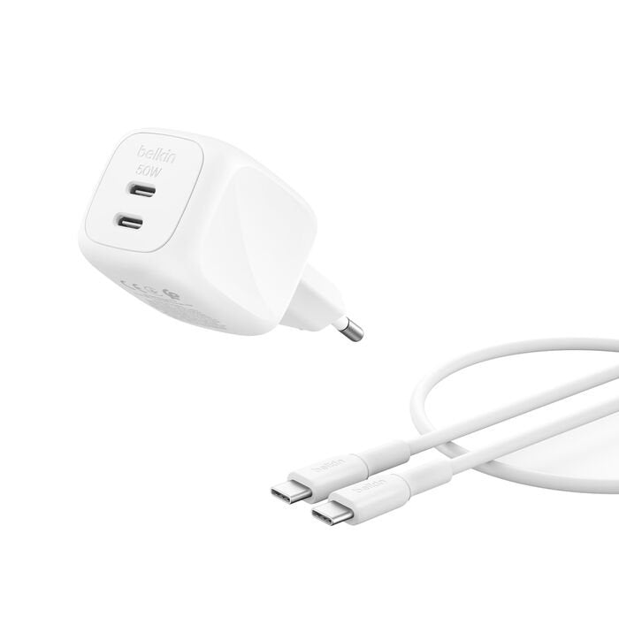 EAN 745883921461 - Belkin WCH019kq1MWH-B6 Universal Blanco Corriente alterna Carga rápida Interior imagen 1