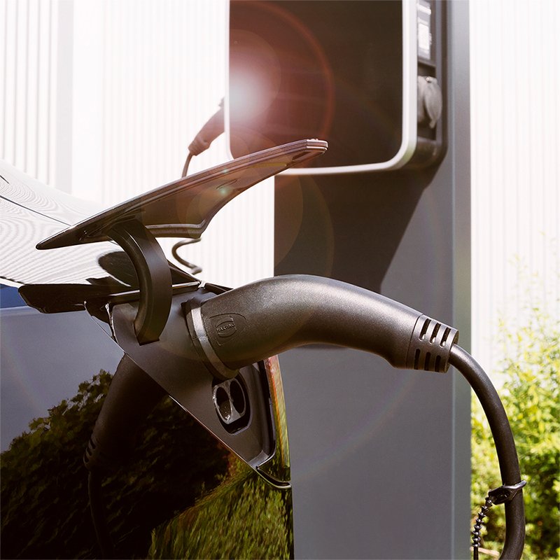 Cable Logilink E-Car Typ 2 11kw 20a 5m Black 3-Phasig, Spiral