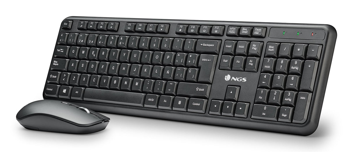 EAN 8435430627497 - NGS SERENITY KIT (QUERTY, ES) teclado Ratón incluido Universal RF inalámbrico QWERTY Español Negro imagen 3