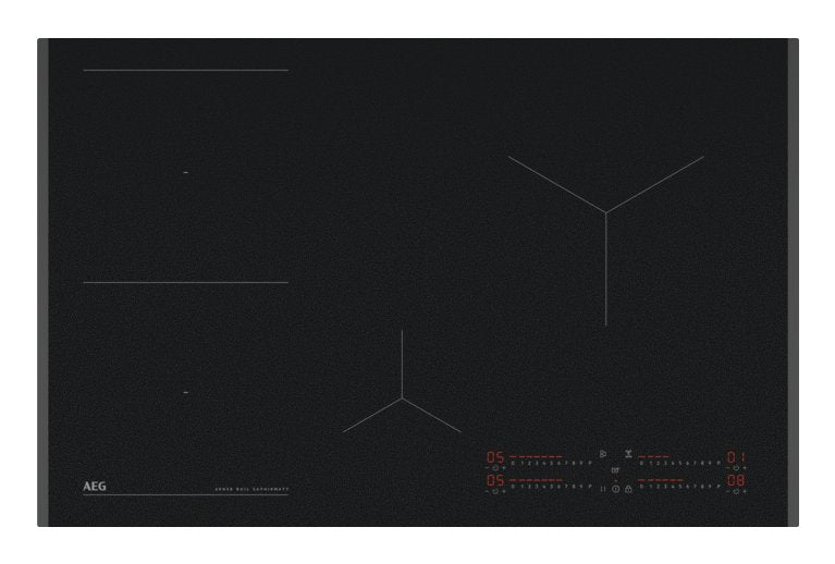 Placa De Inducción Aeg Tii84b10fz Negro Integrado 80 Cm Con 4 Zona(S)