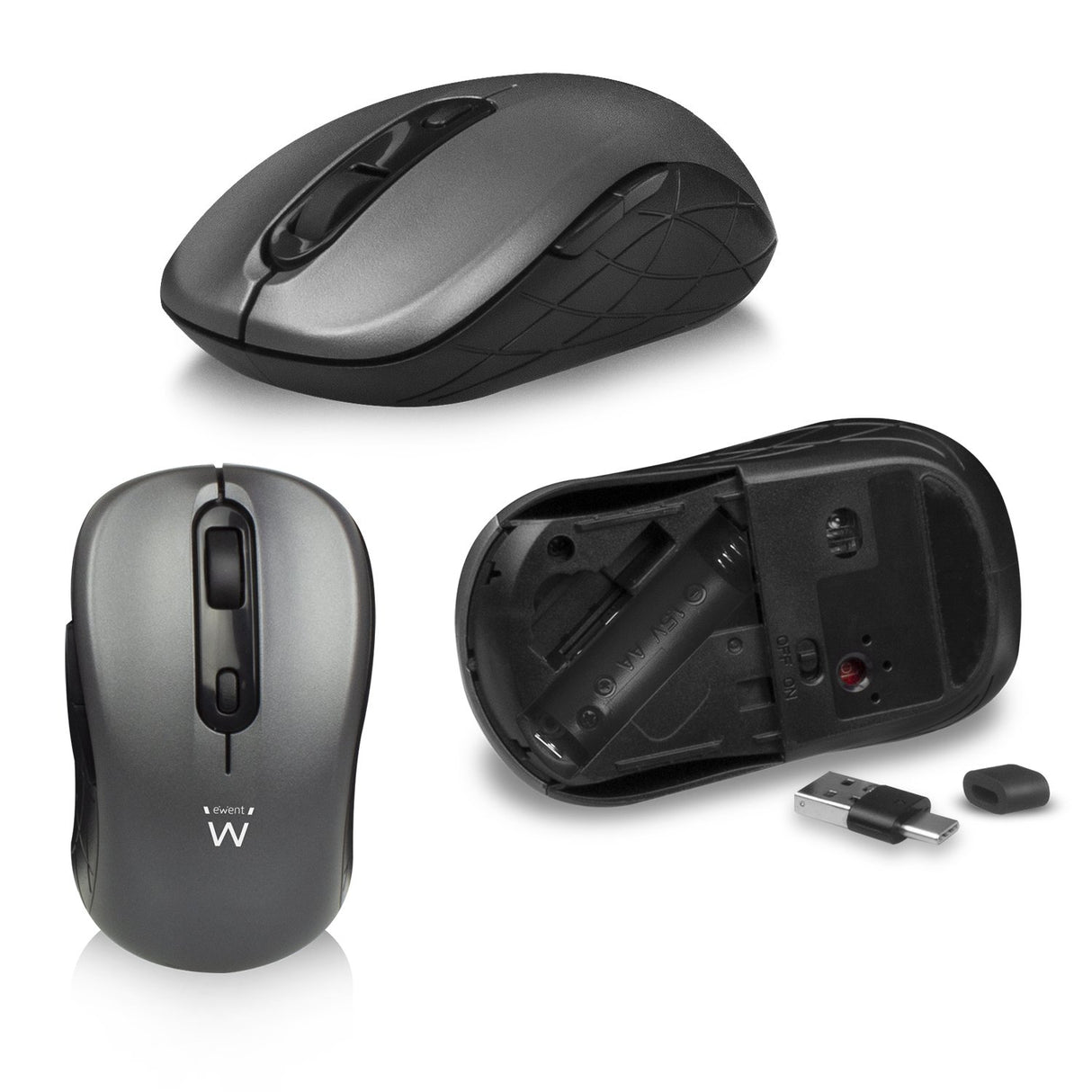 EAN 8052101431841 - Ewent EW3272 teclado Ratón incluido Universal RF inalámbrico QWERTY Español Negro imagen 2