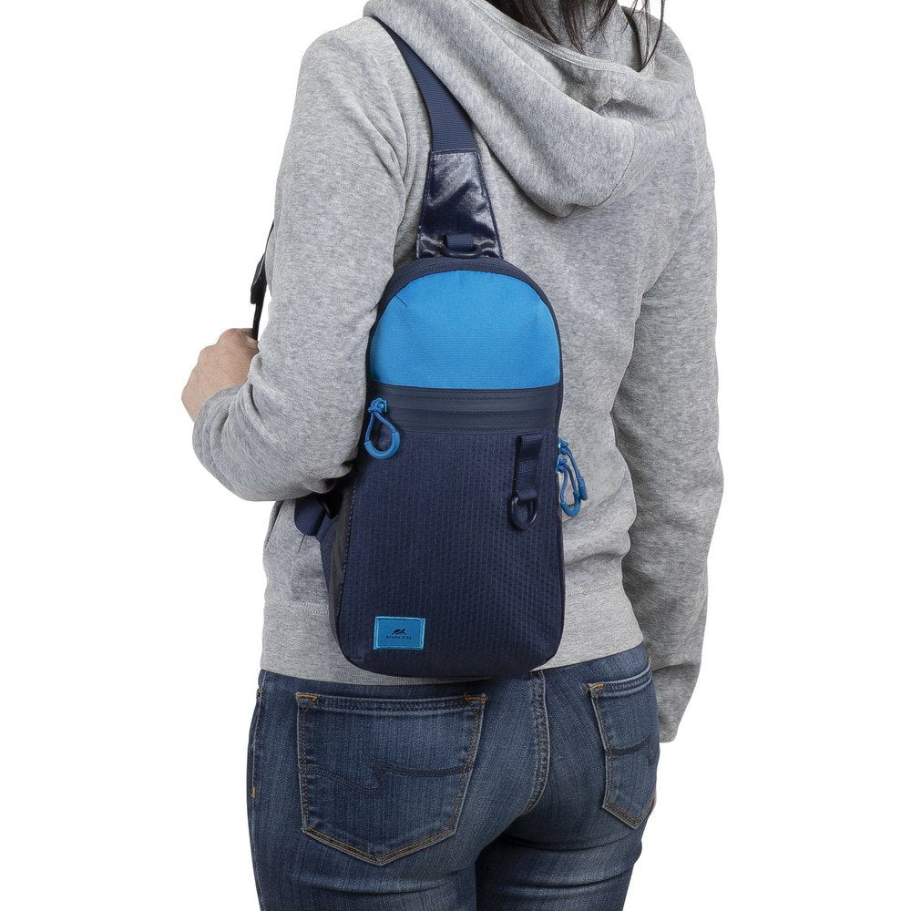 Rivacase Dijon Mochila Para Portátil 25,6 Cm (10.1") Bandolera Azul
